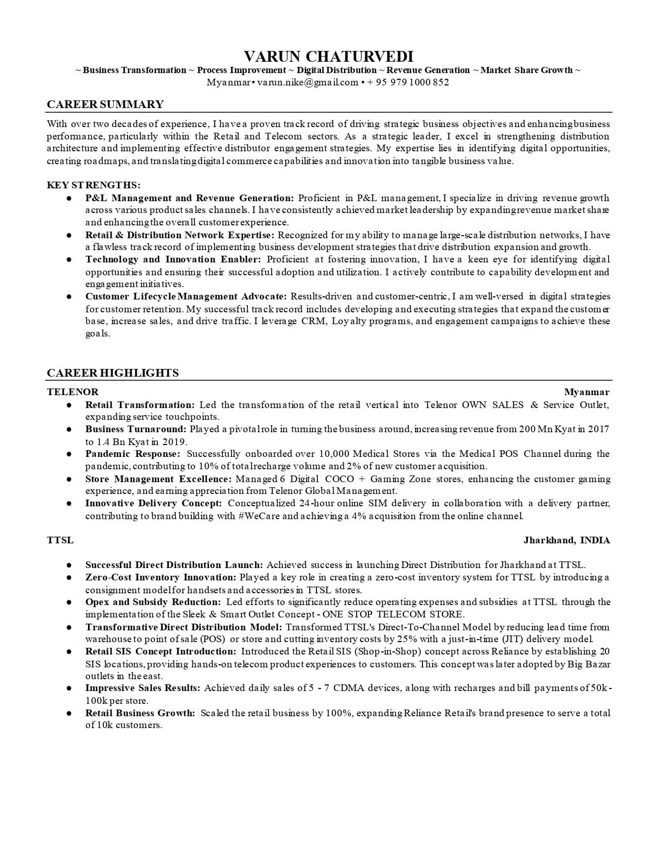 Varun Chaturvedi Page 1